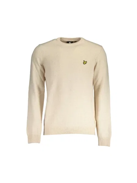 Sweter Lyle & Scott wełniany beżowy