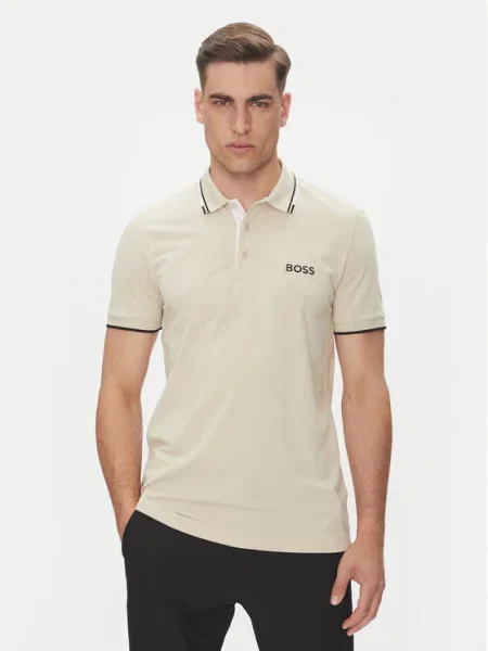 BOSS Tricou polo Paddy Pro bej