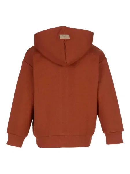 Bluza z kapturem dziecięca Il Gufo brązowa