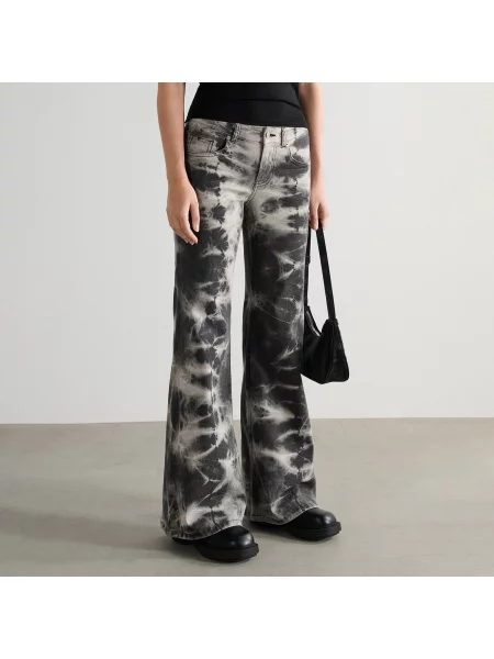Cropp Джинси з нашивками light grey сірі