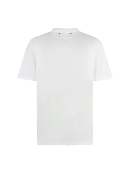 Koszulka Golden Goose z kryształkami biała