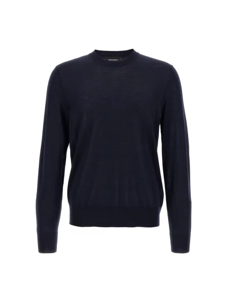 Sweter Dsquared2 wełniany niebieski