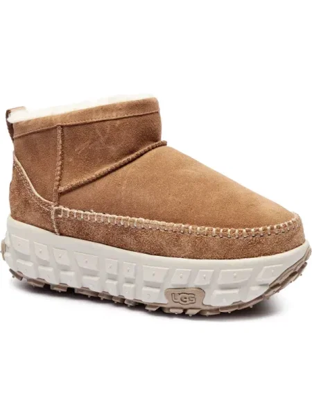 UGG Bocanci VENTURE DAZE ULTRA MINI | piele întoarsă maro
