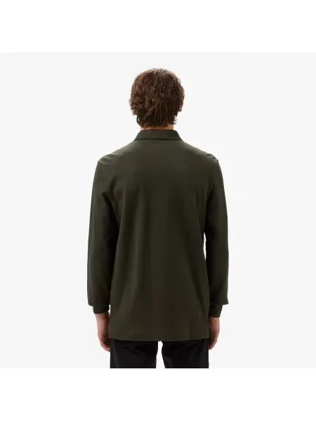 Поло Lacoste зеленое