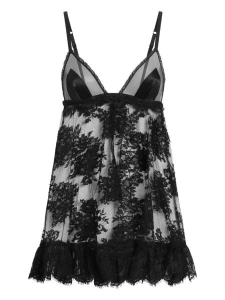 Top Dolce & Gabbana din dantelă negru