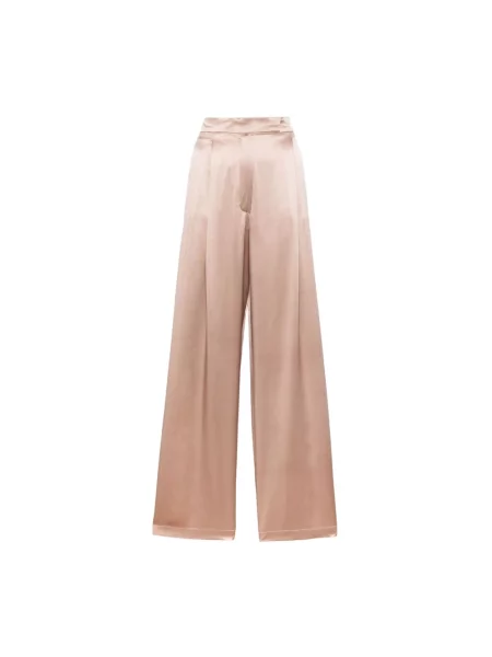Spodnie Max Mara brązowe