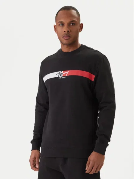 Tommy Jeans Jopa Sign Stripe črna