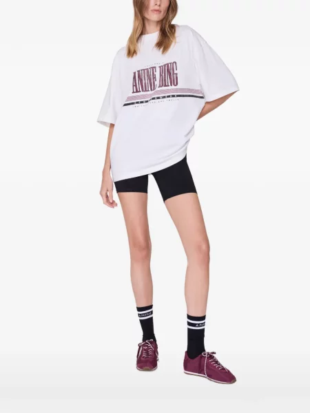 Tricou sport Anine Bing alb