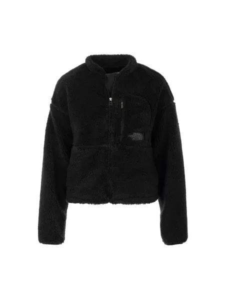 Bluza rozpinana The North Face z logo w miejskim stylu czarna