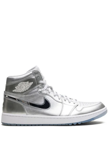 Sneakerși Jordan Air Jordan 1 argintiu