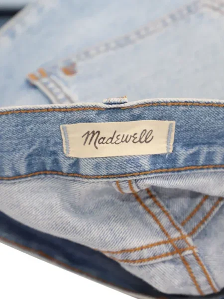 Džinsai Madewell mėlyna