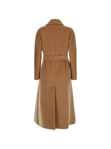 Cu centură palton Max Mara maro