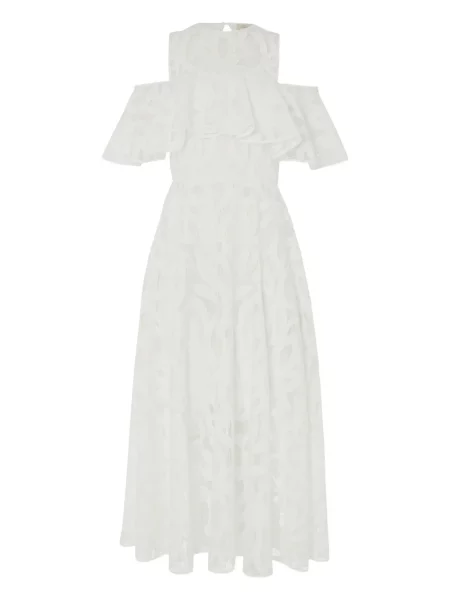 Rochie Temperley London din dantelă de costum alb
