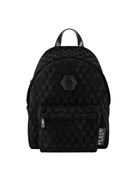 Torba sportowa Philipp Plein skórzana czarna
