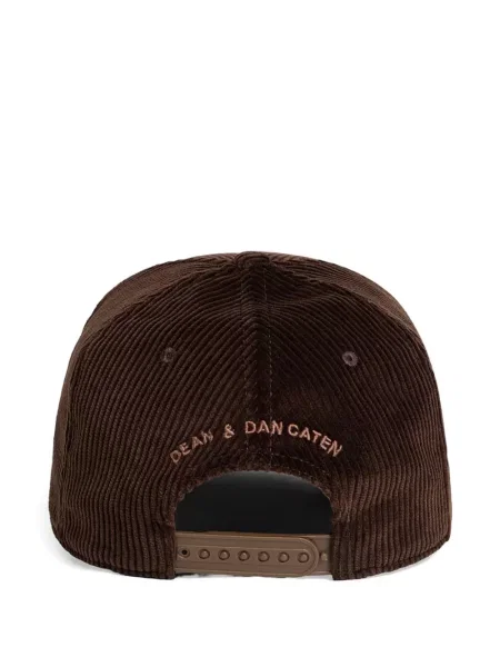 Șapcă Dsquared2 de catifea cord maro