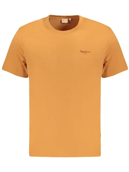 Tricou Pepe Jeans scurt portocaliu