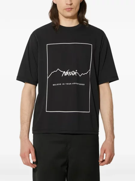 Tricou Nanga cu imagine negru