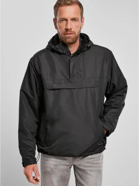 Vetrovka Brandit iz flisa siva