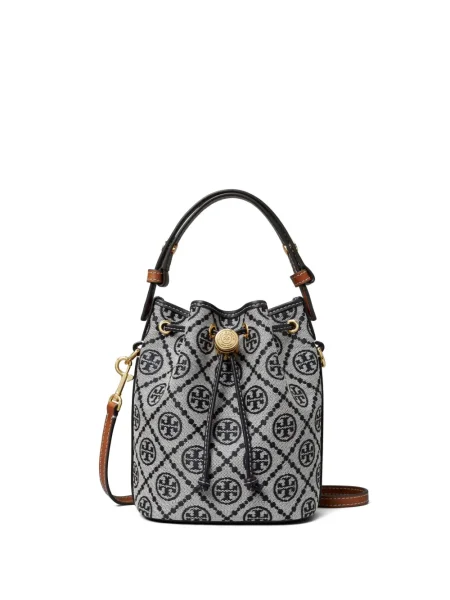 Geantă bucket Tory Burch albastru