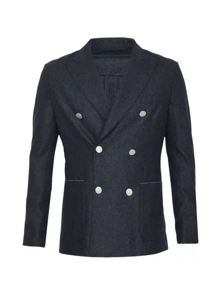 Blejzer Tonello od flanela na dvostruko kopčanje siva