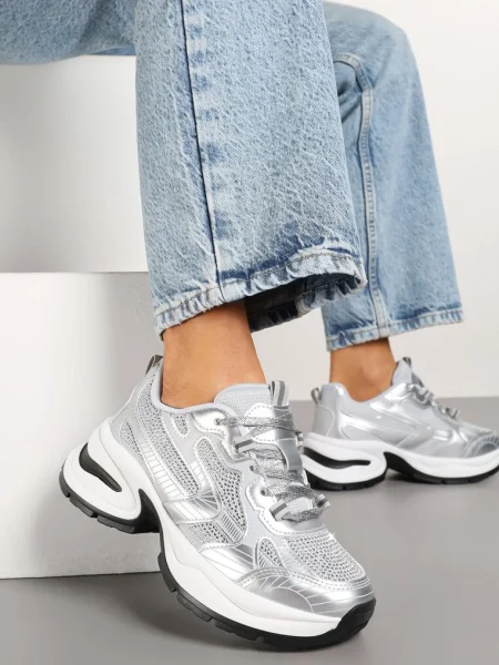 Sneakers Felindris argintii