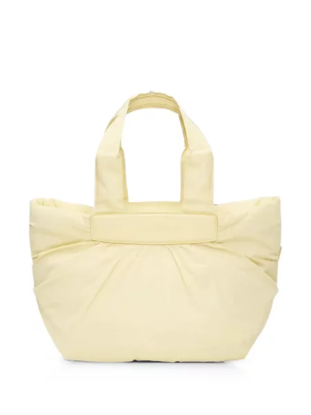 Τσάντα shopper Veecollective με βολάν κίτρινο