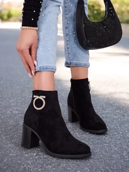 Botine Resti elegante negru