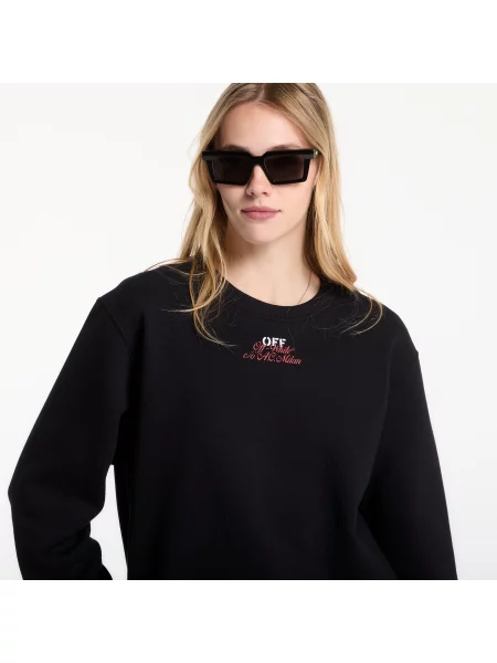 Hanorac crewneck Off-white alb
