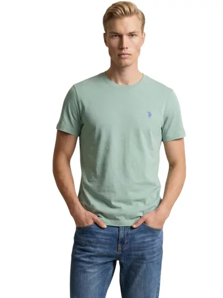 Polo majica U.s. Polo Assn. s kratkimi rokavi modra