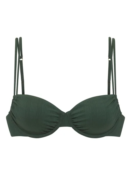 Copenhagen Studios Sutien costum de baie închis verde