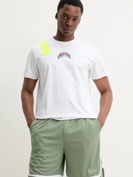 Футболка Sprayground з принтом білий