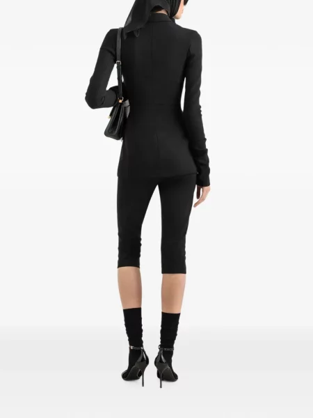 Leggings Dolce & Gabbana din jerseu negru