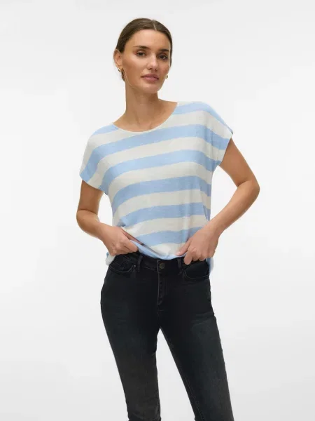 VERO MODA Majica VMWide opal bela