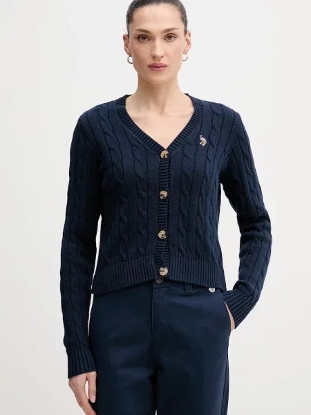 U.S. Polo Assn. cardigan din CABLE KNIT