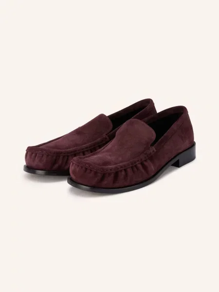 Dries Van Noten Mokasíny tmavě fialová
