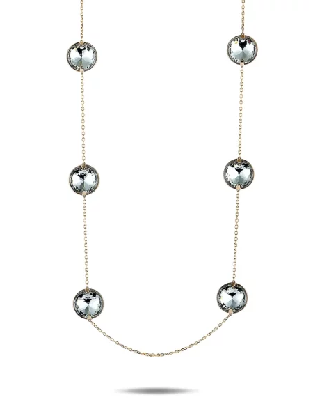 Colier Swarovski de cristal galben