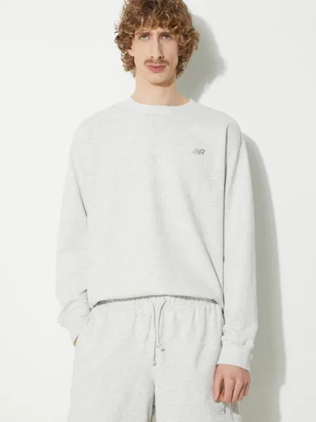 Dukserica New Balance za muškarce melanž siva