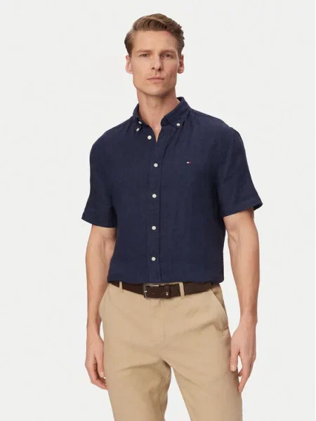 Tommy Hilfiger Cămașă Bleumarin