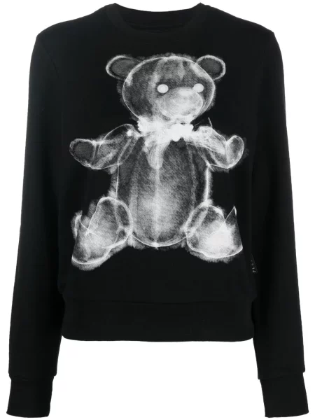 Tricou Philipp Plein cu imagine teddy negru
