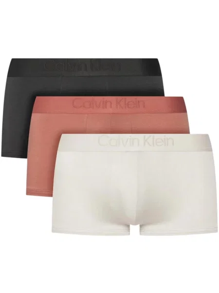 Nohavičky Calvin Klein Jeans s nízkym pásom sivá