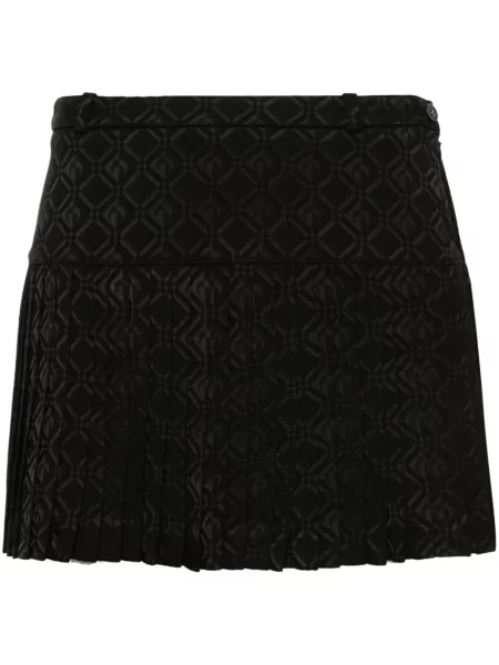 Fusta mini Marine Serre din jacard negru