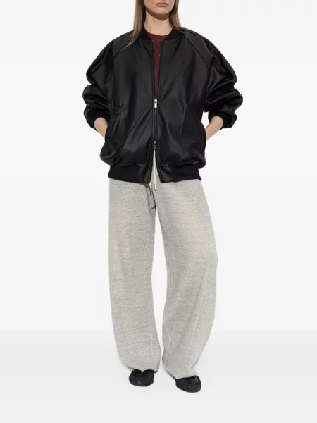 Ριγέ τένις μπλούζα Adidas με αυτόγραφο μαύρο
