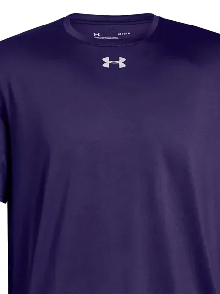 Scurt tricou Under Armour cu autograf violet