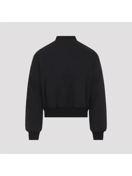 Krótki kurtka bomber Jil Sander czarny