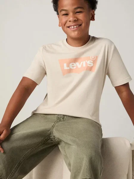 Levi's tričko BATWING TEE béžové