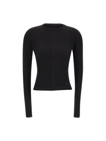 T-shirt Fitted Long Sleeve Tee Black XXS czarna