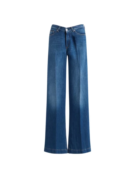 Spodnie palazzo Nine In The Morning niebieskie