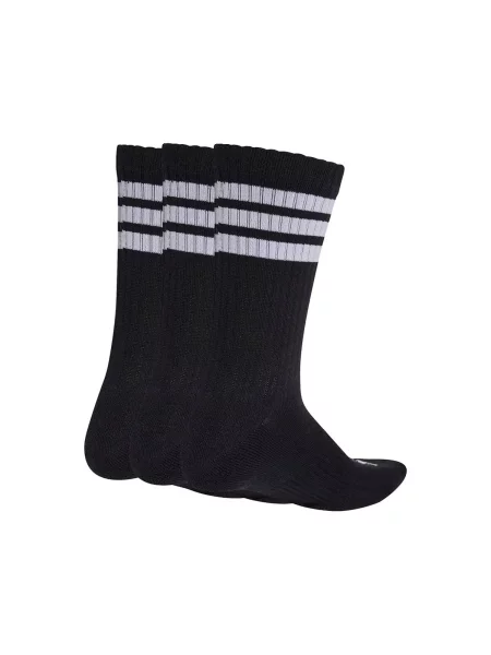 Csíkos zokni Adidas fekete