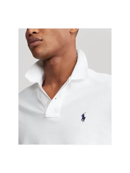 Koszulka polo Polo Ralph Lauren z siateczką biała