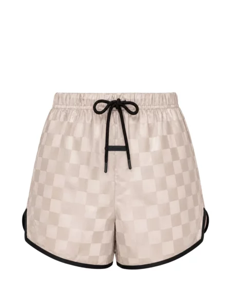 Pantaloni scurți Fear Of God Essentials în carouri gri